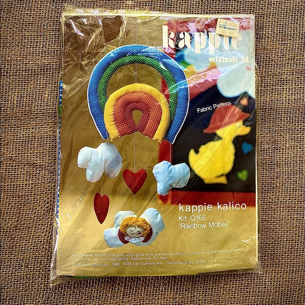 Vintage Kappie Originals LTD Rainbow Mobile Kit!